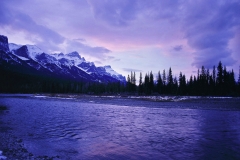 River Colors Bow River Canmore Alberta Canada.